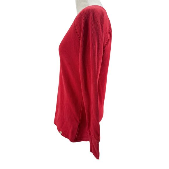 Field & Stream Women's Red Long Sleeve Thermal Shirt Size Small - Picture 2 of 5